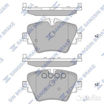 Колодки тормозные sp4129 Sangsin brake