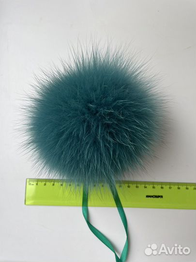 Меховые помпоны натуральные