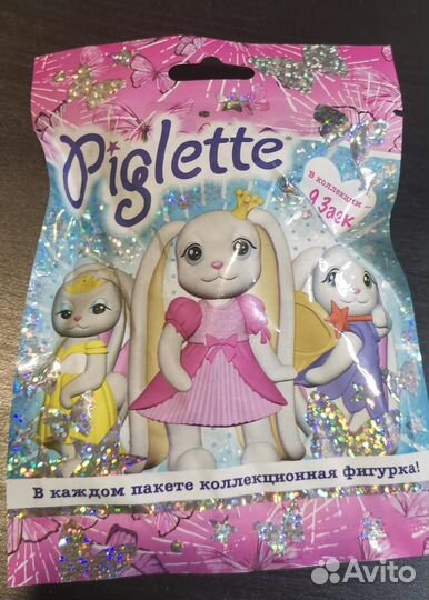 Зайка Piglette в упаковке