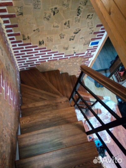 Деревянная лестница на заказ проект