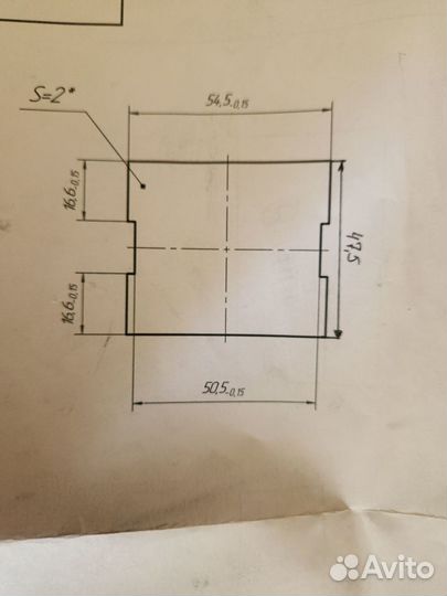 Каркас для трансформаторра, для железа i 96