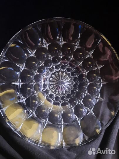 Большая хрустальная ваза СССР