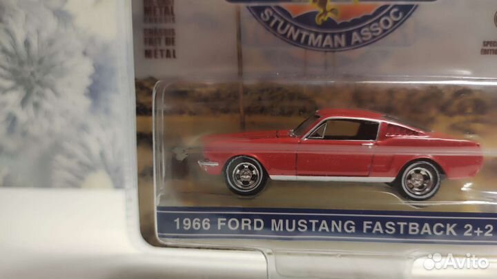 Модель Ford Mustang Fastback 2+2, Greenlight, 1/64