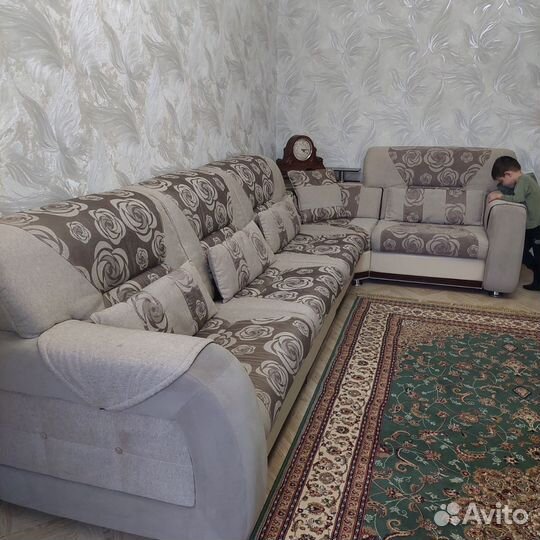 Большой угловой диван модульный бу