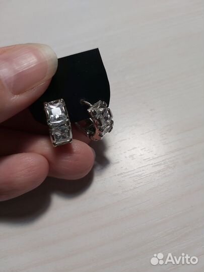 Серьги кольца бижутерия