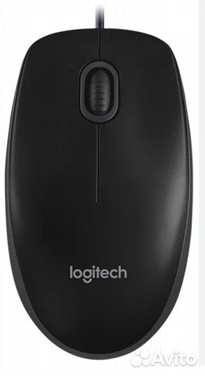 Мышь проводная Logitech B100 910-003357 черный