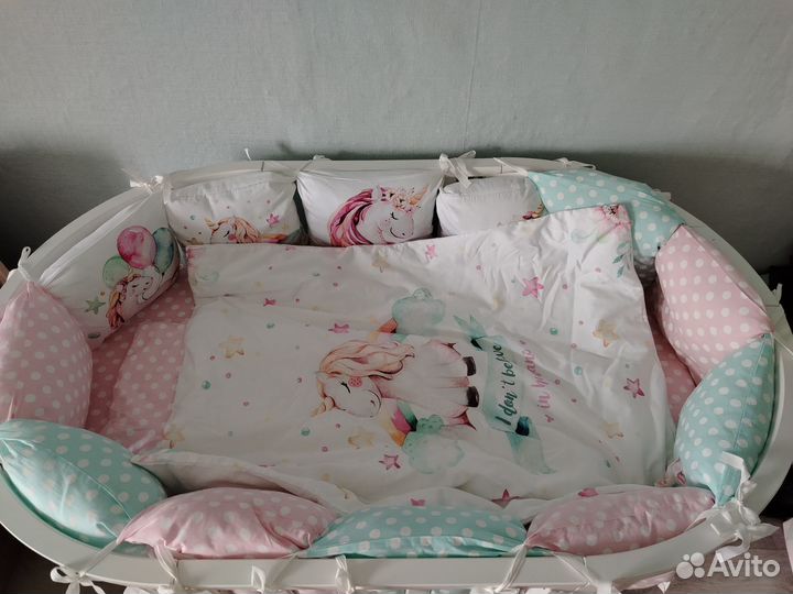 Продам бортики в кроватку