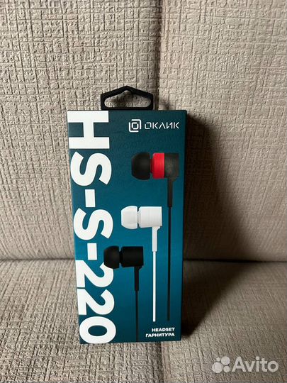 Наушники с микрофоном oklick HS-S-220 Black