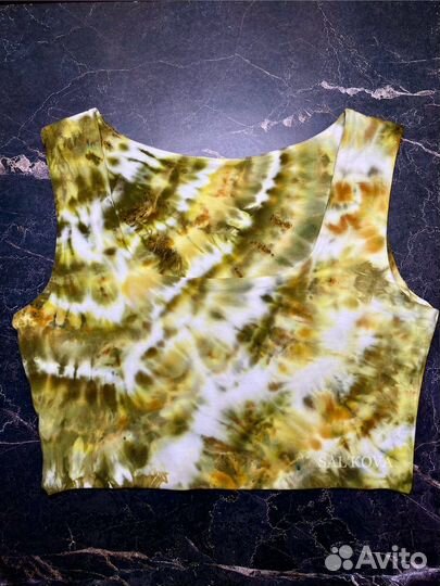 Топ укороченный тай дай