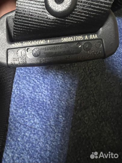 Новые передние ремни безопасности Tiguan 2