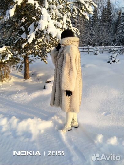 Шуба из песца