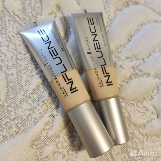 Крем тональный от influence 02 light, 03 medium