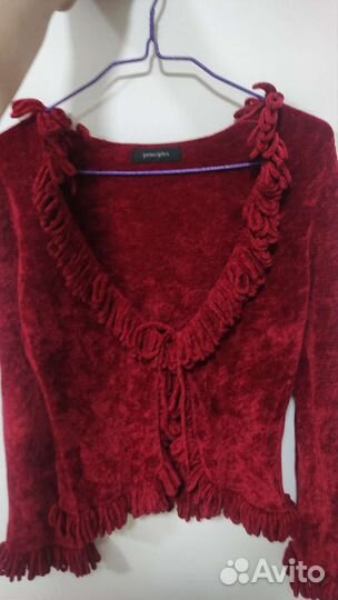 Накидка женская вязаная