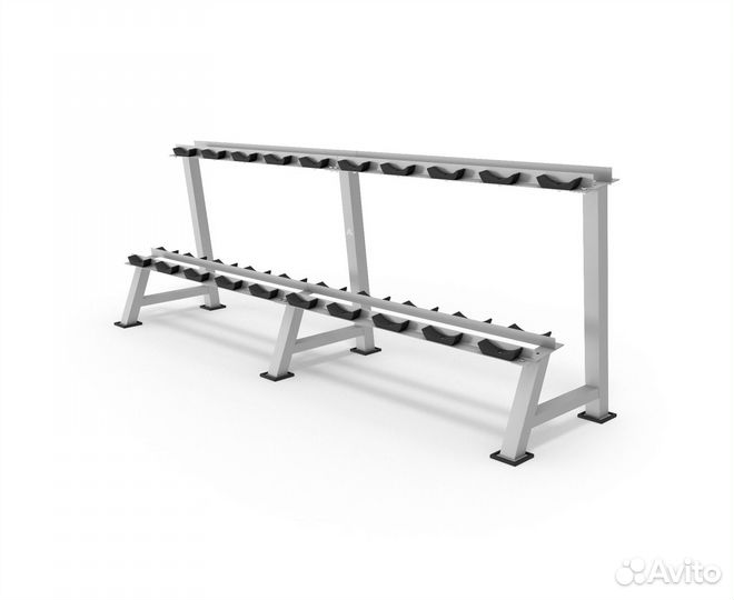 Стойка для хранения гантелей DFC 12,5-50кг, 10 пар