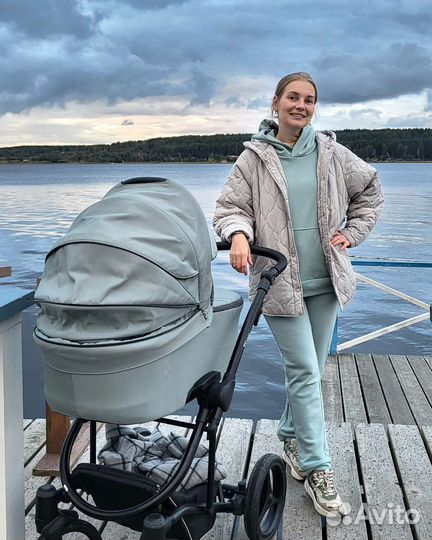 Коляска 2 в 1 bebetto torino tex