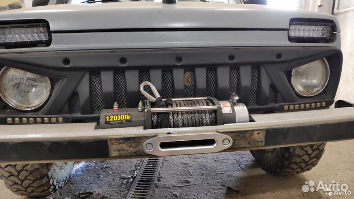 Лебедка Electric Winch 12000lbs/5443кг кевлар трос