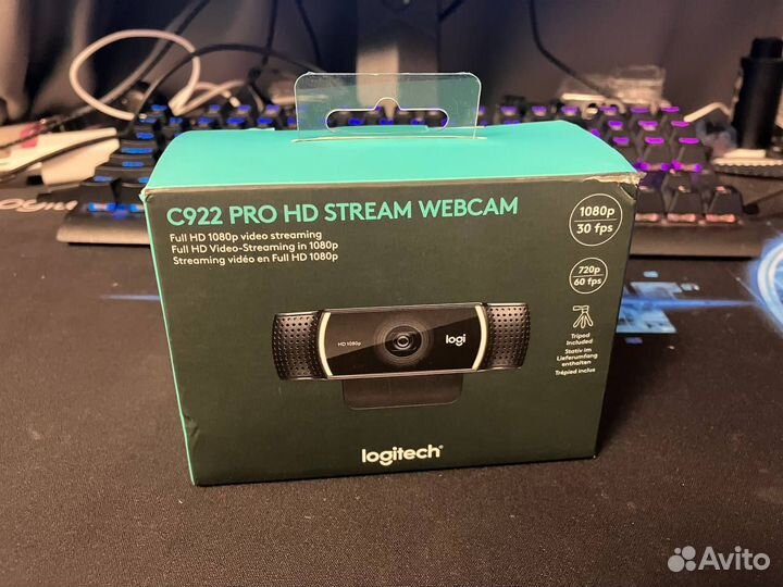 Веб-камера Logitech C922 Pro Stream