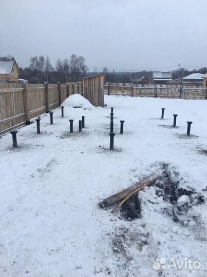 Винтовые сваи под ключ