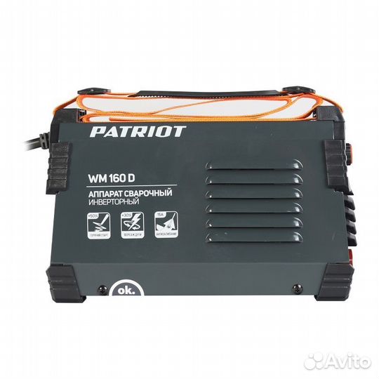 Аппарат сварочный инверторный Patriot WM160D, 3,8к