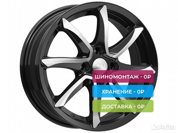 R15 4x98 6J ET38 D58,6 Скад Осака Алмаз