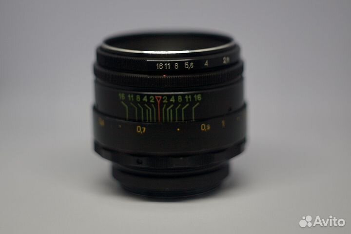 Объектив Гелиос 44-2 2/58 + адаптер на Canon