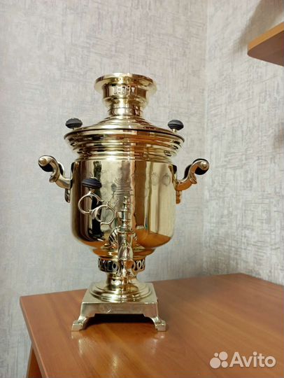 Самовар на дровах старинный