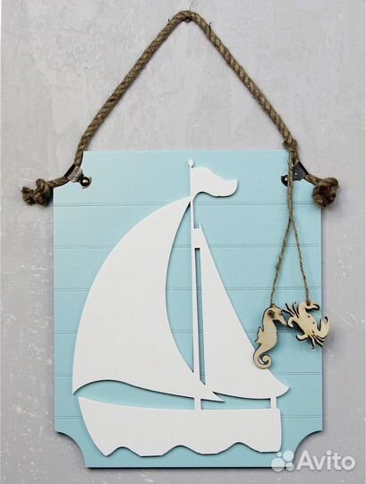 Декор в морском стиле (панно)