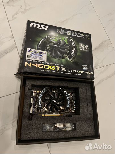 Видеокарта msi gtx 460