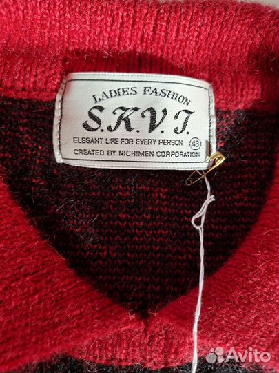 Новый свитшот пуловер джемпер женский СССР р.48