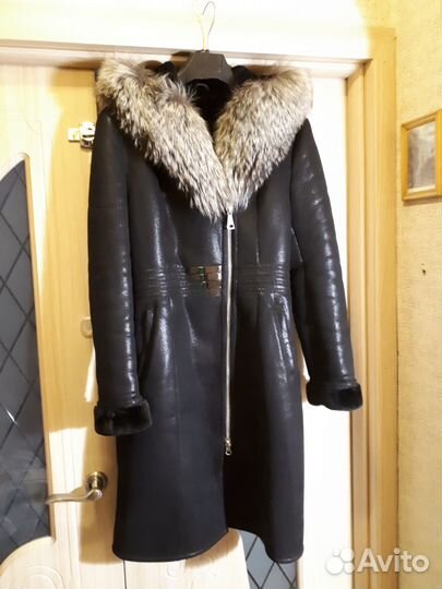 Дубленка женская зимняя длинная