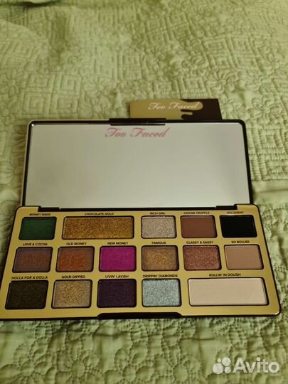 Палетка Too faced chocolate gold