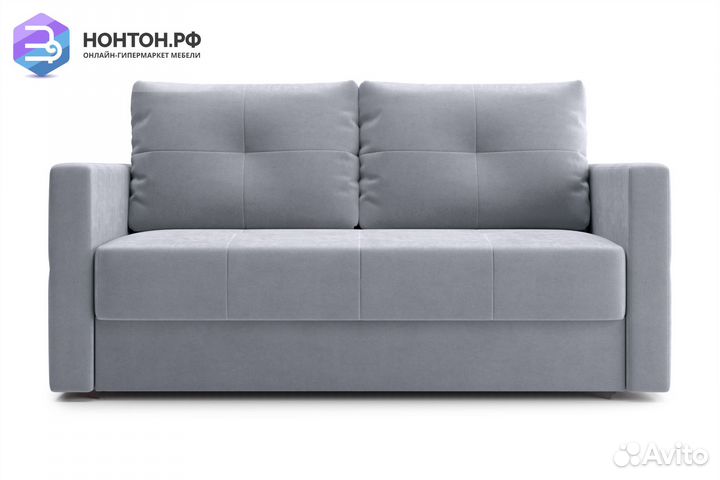 Диван шагающая еврокнижка Вита серый