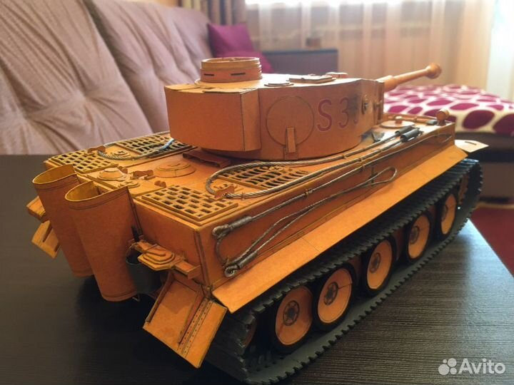 Модель танка тигр 1:25