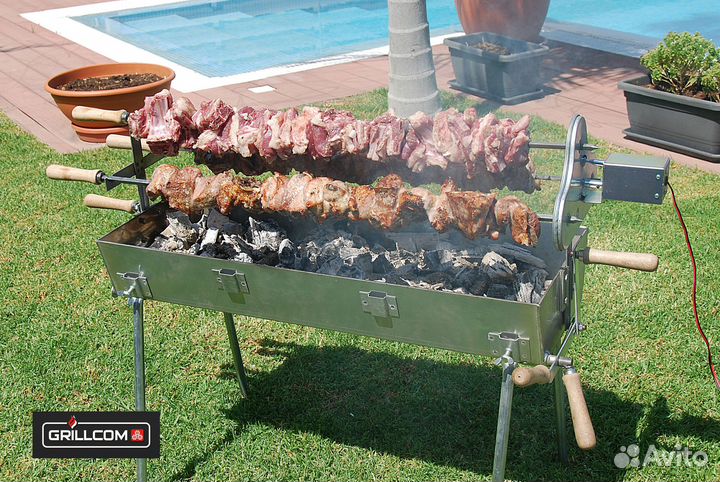 Барбекю мангал автоматический электрический