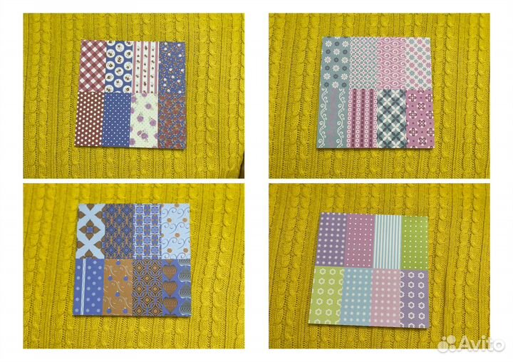 Набор бумаги для скрапбукинга, 24 листа