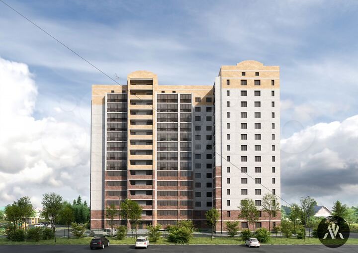 2-к. квартира, 68 м², 2/14 эт.