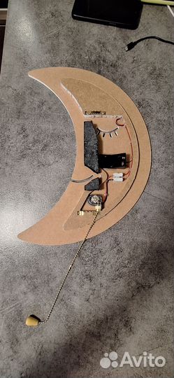 Детский ночник месяц