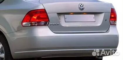 Бампер задний на Volkswagen Polo V 2010-2015