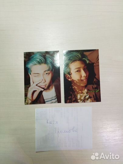 Карты BTS Намджун официальные