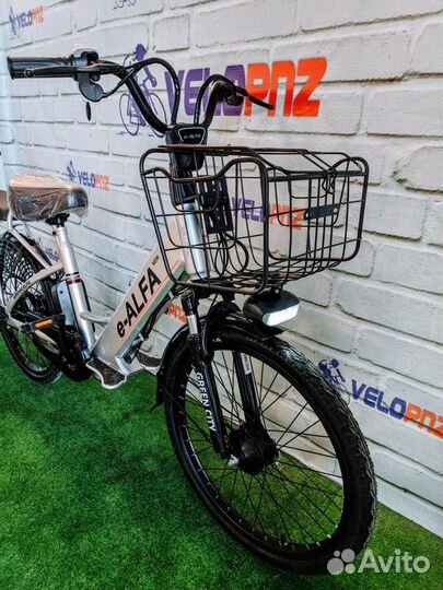 Электровелосипед green city e-alfa new