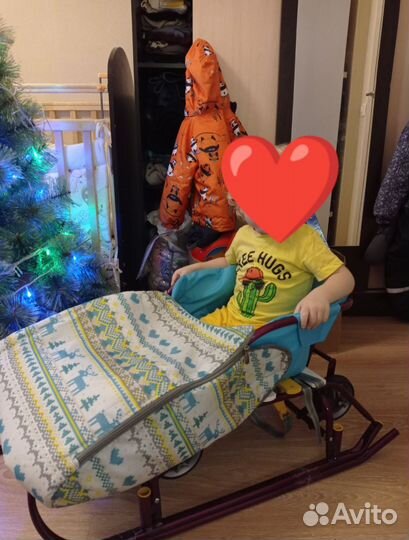 Санки на колесах