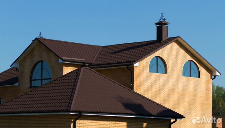 Металлочерепица, кровельные материалы, черепица