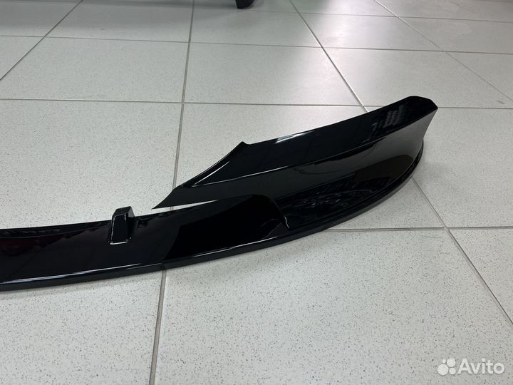 Сплитер М Perfomance bmw f30 черный глянец