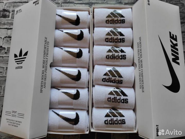 Носки Nike Adidas Reebok