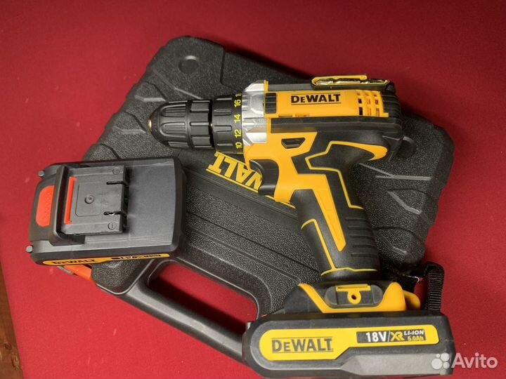 Новый шуруповерт DeWalt 18v