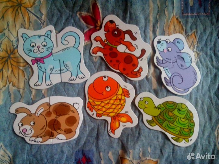 Развивающие игры (первые пазлы)