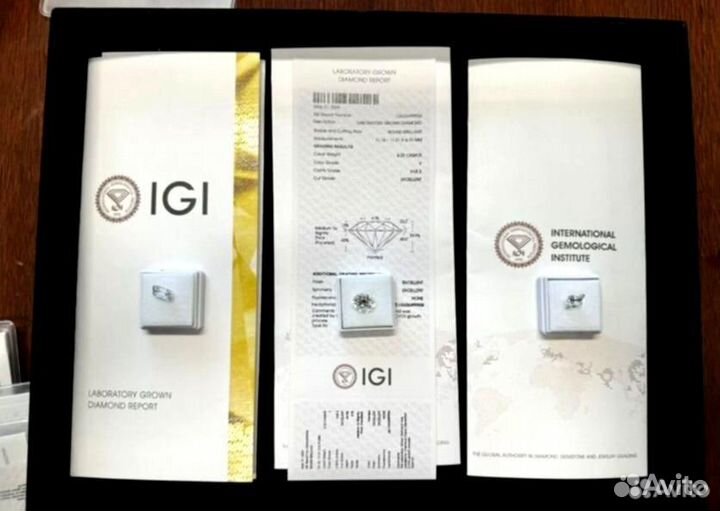 Выращенный бриллиант 0,7 карат round f vvs2