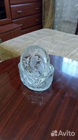 Конфетница, как шкатулочка хрустальная