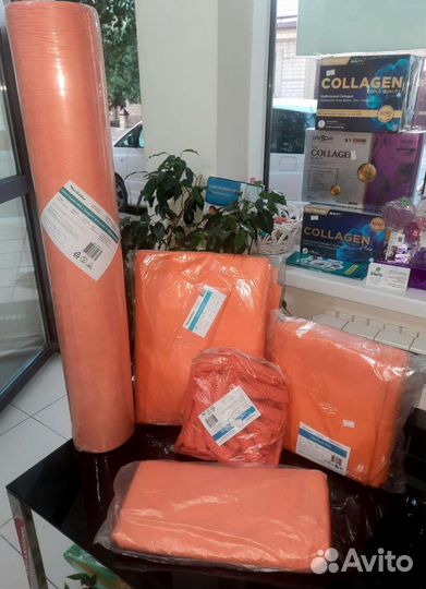 Одноразовые простыни в рулоне