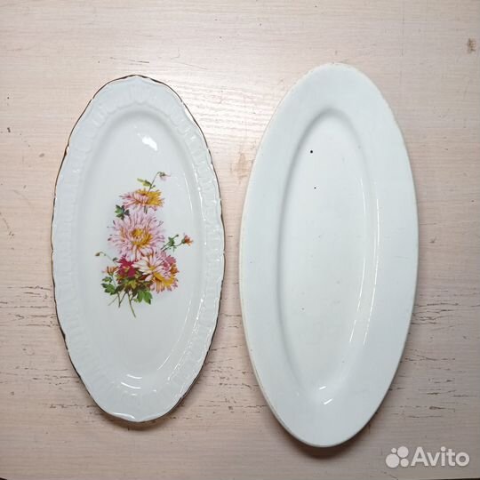 Селедочницы блюдо фарфор винтаж СССР